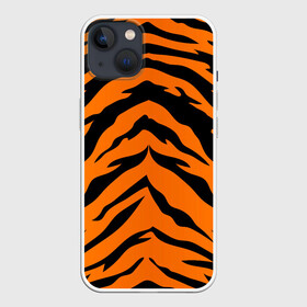 Чехол для iPhone 13 с принтом Шкура тигра в Санкт-Петербурге,  |  | 2022 | tiger | животное | полосатый | полоски | полосы | тигр | хищник