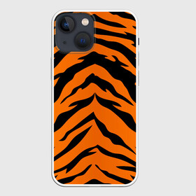 Чехол для iPhone 13 mini с принтом Шкура тигра в Санкт-Петербурге,  |  | 2022 | tiger | животное | полосатый | полоски | полосы | тигр | хищник