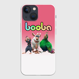 Чехол для iPhone 13 mini с принтом БУБА С ДРУЗЬЯМИ | BOOBA (Z) в Санкт-Петербурге,  |  | baby | booba | buba | gnom | буба | гном | гномик | детям | для ребенка | мультик | ребенку