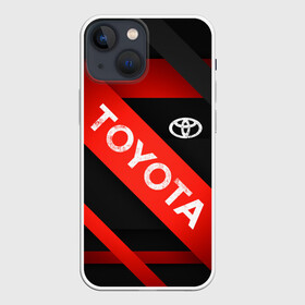 Чехол для iPhone 13 mini с принтом TOYOTA LINES в Санкт-Петербурге,  |  | toyota | авто | автомобиль | логотип | машина | надпись | текстура | тоета | тойота