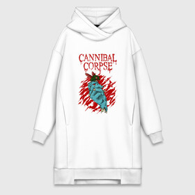 Платье-худи хлопок с принтом Cannibal Corpse | Труп Каннибала в Санкт-Петербурге,  |  | cannibal | cannibal corpse | corpse | death metal | deathgrind | алекс уэбстер | брутальный дэт метал | дэт метал | дэтграйнд | пол мазуркевич | роб барретт | труп каннибала