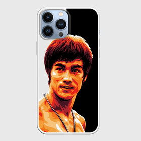 Чехол для iPhone 13 Pro Max с принтом Bruce Jeet Kune Do в Санкт-Петербурге,  |  | Тематика изображения на принте: bodybuilding | bruce lee | dragon | jeet kune do | karate | legend | sport | бодибилдинг | брюс ли | джит кун до | дракон | каратэ | легенда | спорт