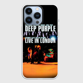 Чехол для iPhone 13 Pro с принтом Deep Purple   Live In London в Санкт-Петербурге,  |  | deep purple | альбом | гловер | группа | дееп | деп | ди | дип перпл | диперпл | дипперпл | иэн гиллан | иэн пэйс | лого | логотип | метал | морс | пепл | прогрессивный | психоделический | рок | символ | хард