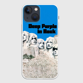 Чехол для iPhone 13 mini с принтом Deep Purple in Rock в Санкт-Петербурге,  |  | deep purple | альбом | гловер | группа | дееп | деп | ди | дип перпл | диперпл | дипперпл | иэн гиллан | иэн пэйс | лого | логотип | метал | морс | пепл | прогрессивный | психоделический | рок | символ | хард