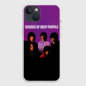 Чехол для iPhone 13 с принтом Shades of Deep Purple в Санкт-Петербурге,  |  | deep purple | альбом | гловер | группа | дееп | деп | ди | дип перпл | диперпл | дипперпл | иэн гиллан | иэн пэйс | лого | логотип | метал | морс | пепл | прогрессивный | психоделический | рок | символ | хард