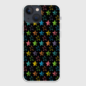 Чехол для iPhone 13 mini с принтом Парад звезд в Санкт-Петербурге,  |  | звезда | палитра | паттерн | планеты | созвездие