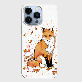 Чехол для iPhone 13 Pro с принтом ЛИСА В ЛИСТЬЯХ   ОСЕННЕЕ НАСТРОЕНИЕ   FOX IN THE FOREST в Санкт-Петербурге,  |  | autumn | forest | fox | животные | звери | лес | лиса | листья | музыка | ноты | осень | песни | природа