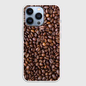 Чехол для iPhone 13 Pro с принтом Кофемания в Санкт-Петербурге,  |  | black | coffee | coffee beans | coffeemania | roasted | жареные | зерна | кофе | кофейные | кофемания | черные