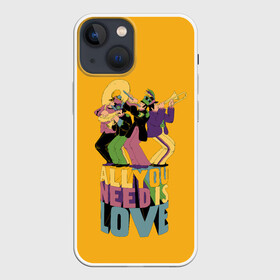 Чехол для iPhone 13 mini с принтом Всё что тебе нужно это любовь в Санкт-Петербурге,  |  | alternative | beatles | music | rock | альтернатива | битлс | битлы | джон леннон | джордж харрисон | металл | музыка | пол маккартни | ринго старр | рок