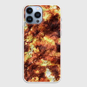 Чехол для iPhone 13 Pro Max с принтом Кожаный камуфляж в Санкт-Петербурге,  |  | burns | camouflage | dirty | disguise | leather | stains | грязные | камуфляж | кожа | маскировка | обгорелая | ожоги | пятна | разводы