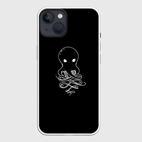 Чехол для iPhone 13 с принтом Small Octopus в Санкт-Петербурге,  |  | draw | drawing | octopus | карандаш | милашка | море | морские обитатели | октопус | осьминог | осьминожка | рисунок | рисунок карандашом | рыба