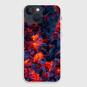 Чехол для iPhone 13 mini с принтом Магия углей в Санкт-Петербурге,  |  | ash | bonfire | coals | fire | heat | magic | nature | smoldering | tourism | woody | древесные | жар | костер | магия | огонь | пепел | природа | тлеющие | туризм | угли