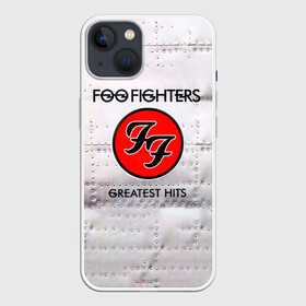 Чехол для iPhone 13 с принтом Greatest Hits   Foo Fighters в Санкт-Петербурге,  |  | ff | foo fighters | альбом | альтернативный | группа | дэйв грол | крис шифлетт | метал | металлический | музыка | надпист | нэйт мендел | постгранж | пэт смир | рок | стальной | тейлор хокинс | фу файтерс | фф
