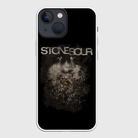 Чехол для iPhone 13 mini с принтом Stone Sour Art в Санкт-Петербурге,  |  | alternative | metall | music | rock | stone sour | альтернатива | джеймс рут | джонни чоу | джош рэнд | джоэл экман | кори тейлор | кристиан мартуччи | металл | музыка | рой майорга | рок | стон соур