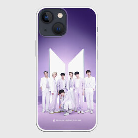 Чехол для iPhone 13 mini с принтом BTS. Purple в Санкт-Петербурге,  |  | army | bangtan | beyond | boys | bts | j hope | jimin | jin | jungkook | k pop | rm | scene | suga | the | ttdbts | v | армия | арэма | бтс | ви | джей хоупа | джонгук | сюги | чимина | чина | чонгука