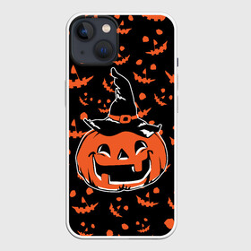 Чехол для iPhone 13 с принтом ТЫКВА в Санкт-Петербурге,  |  | america | halloween | usa | америка | тыква | тыква улыбается | тьма | ужас | хелловин | хеллоуин | хэллоуин