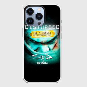 Чехол для iPhone 13 Pro с принтом The Sickness   Disturbed в Санкт-Петербурге,  |  | disturbed | альтернативный | встревоженные | группа | джон мойер | дистербд | дистербед | дэвид дрейман | дэн дониган | майк венгрен | метал | ню | нюметал | рок | хеви | хевиметал