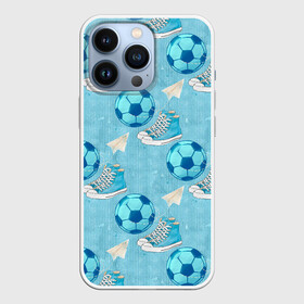 Чехол для iPhone 13 Pro с принтом Юный футболист в Санкт-Петербурге,  |  | мальчик | мяч | футбол | футболист | футбольный мяч | школьник