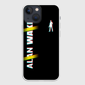 Чехол для iPhone 13 mini с принтом Alan Wake Glitch в Санкт-Петербурге,  |  | alan wake | алан уэйк | игра | экшен триллер
