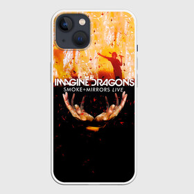 Чехол для iPhone 13 с принтом Smoke + Mirrors Live в Санкт-Петербурге,  |  | id | imagine dragons | альтернативный | американская | арена | бэн макки | вообрази драконов | группа | дэн платцман | дэн рейнольдс | имеджин драгонс | инди | индирок | поп | рок | уэйн сермон | электроник