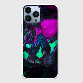 Чехол для iPhone 13 Pro Max с принтом KDA AKALI NEON   АКАЛИ НЕОН LEAGUE OF LEGENDS в Санкт-Петербурге,  |  | akali | hero | kda mas | league of legends | lol | акали | герой | лига легенд | лол