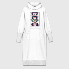 Платье удлиненное хлопок с принтом Genshin Impact Ahegao face в Санкт-Петербурге,  |  | ahegao | genshin impact | senpai | waifu | ахегао | вайфу | геншин | импакт | эмпакт