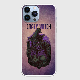 Чехол для iPhone 13 Pro Max с принтом Crazy Witch в Санкт-Петербурге,  |  | Тематика изображения на принте: halloween | арт | ведьма | графика | мистика | праздник | ужасы | хэллоуин