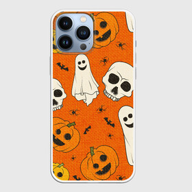 Чехол для iPhone 13 Pro Max с принтом УЖАСТИКИ НА ВЯЗАНКЕ в Санкт-Петербурге,  |  | bundle | ghost | ghosts | halloween | haloween | knitting | pumpkin | skull | skulls | spider | spiders | вязанка | паук | пауки | призрак | призраки | тыква | хеллоин | хеллоуин | хелоин | хелоуин | хэллоин | хэллоуин | хэлоин | хэлоуин | 