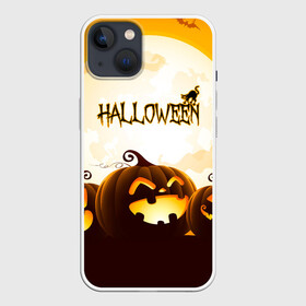 Чехол для iPhone 13 с принтом HALLOWEEN   ХЭЛЛОУИН (ТЫКВЫ). в Санкт-Петербурге,  |  | bones | ghost | halloween | pumpkin | skull | кости | летучие мыши | приведение | призрак | скелет | тыква | хеллоуин | хоррор | хэллоуин