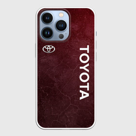 Чехол для iPhone 13 Pro с принтом TOYOTA | RED GRUNGE в Санкт-Петербурге,  |  | 2021 | auto | red grunge | sport | toyota | авто | автомобиль | автомобильные | бренд | марка | машины | спорт | тоета | тойота