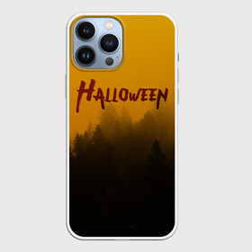 Чехол для iPhone 13 Pro Max с принтом НОЧНОЙ ЛЕС В ХЕЛЛОУИН   FOREST HALLOWEEN BATS в Санкт-Петербурге,  |  | bats | bones | forest | ghost | halloween | pumpkin | skull | кости | лес | летучие мыши | приведение | призрак | скелет | тыква | хеллоуин | хоррор | хэллоуин