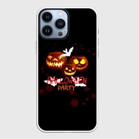 Чехол для iPhone 13 Pro Max с принтом Кровавый Halloween в Санкт-Петербурге,  |  | halloween | день всех святых | кровь | летучая мышь | тыква | хэллоуин