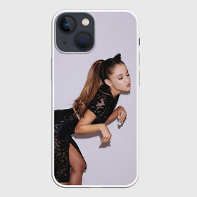 Чехол для iPhone 13 mini с принтом Киска Ариана в Санкт-Петербурге,  |  | ariana grande | pop | rap | rep | ариана гранде | исполнители | исполнитель | музыка | поп | попса | реп