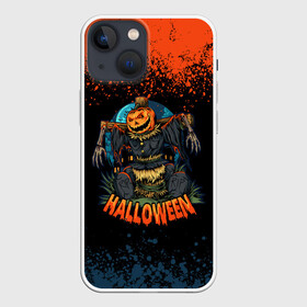 Чехол для iPhone 13 mini с принтом ПУГАЛО ИЗ ТЫКВЫ | HALLOWEEN в Санкт-Петербурге,  |  | halloween | haloween | pumpkin | scarecrow | огородное пугало | пугало | страшила | тыква | хеллоин | хеллоуин | хелоин | хелоуин | хэллоин | хэллоуин | хэлоин | хэлоуин | чучело