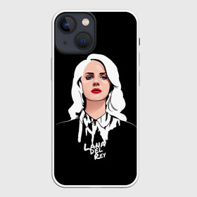 Чехол для iPhone 13 mini с принтом Lana Black в Санкт-Петербурге,  |  | lana del ray | pop music | исполнитель | исполнительница | лана дел рэй | музыка | поп | попса