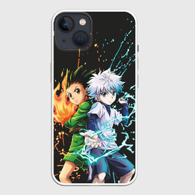 Чехол для iPhone 13 с принтом Гон и Киллуа в Санкт-Петербурге,  |  | anime | gon freecss | hunter | killua zoldyck | аниме | гон фрикс | золдик