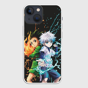 Чехол для iPhone 13 mini с принтом Гон и Киллуа в Санкт-Петербурге,  |  | anime | gon freecss | hunter | killua zoldyck | аниме | гон фрикс | золдик