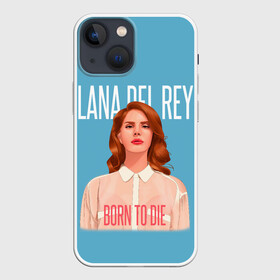 Чехол для iPhone 13 mini с принтом LDR Born to die в Санкт-Петербурге,  |  | lana del ray | pop music | исполнитель | исполнительница | лана дел рэй | музыка | поп | попса