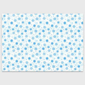 Поздравительная открытка с принтом Снежинки (снежные узоры) в Санкт-Петербурге, 100% бумага | плотность бумаги 280 г/м2, матовая, на обратной стороне линовка и место для марки
 | merry christmas | дед мороз | ёлка | зима | мороз | новый год | подарок | праздник | рождество | с новым годом | сантаклаус | снег | снеговик | снегурочка | снежинки | снежные узоры | узоры