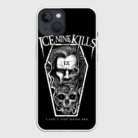 Чехол для iPhone 13 с принтом Ice Nine Kills,  I cant stop seeing red в Санкт-Петербурге,  |  | heavy metal | ice nine | ice nine kills | ink | группы | метал | музыка | рок