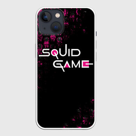 Чехол для iPhone 13 с принтом SQUID GAME | СТРАЖИ | LOGO в Санкт-Петербурге,  |  | Тематика изображения на принте: 001 | 067 | 456 | netflix | squid game | игра | игра в кальмара | квадрат | круг | нетфликс | распорядитель | сериал | стражи | треугольник