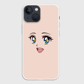 Чехол для iPhone 13 mini с принтом милое аниме лицо в Санкт-Петербурге,  |  | anime | аниме | лицо | смайлик | улыбка