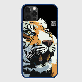 Чехол для iPhone 12 Pro Max с принтом Тигр перед атакой в Санкт-Петербурге, Силикон |  | 2022 | before the attack | look | new year | open mouth | predator | tiger | year of the tiger | взгляд | год тигра | новый год | открытая пасть | перед атакой | тигр | хищник