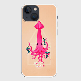 Чехол для iPhone 13 mini с принтом В плену у Кальмара в Санкт-Петербурге,  |  | squid game | игра в кальмара | игра на выживание | сериал | сериалы