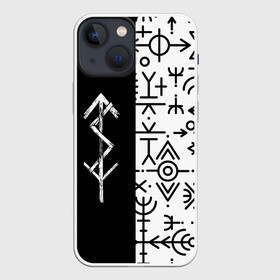 Чехол для iPhone 13 mini с принтом ПАТТЕРН РУНЫ | RUNES (Z) в Санкт-Петербурге,  |  | runes | древние знаки | знак рода | знаки | иероглифы | руны | русь | символы | славяне | славянская символика