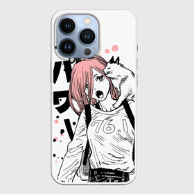 Чехол для iPhone 13 Pro с принтом Power с котиком   Chainsaw Man в Санкт-Петербурге,  |  | anime girl | chainsaw man | chainsawman | power | power с косой | аниме | бензопила | девушка с косой | девушки аниме | демон крови | котик | красные рожки | манга | охотник на демонов | пауэр | человекбензопила