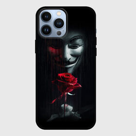 Чехол для iPhone 13 Pro Max с принтом АНОНИМУС РОЗА | ANONYMOUS ROSE | ГАЙ ФОКС в Санкт-Петербурге,  |  | Тематика изображения на принте: anonimus | анонимус | в маске | взлом жопы | гай фокс | египетская сила | едрен батон | екаламене | екарный бабай | ексель моксель | епаресете | етить колотить | ешкин кот | маска | неон | хакеры | школьник