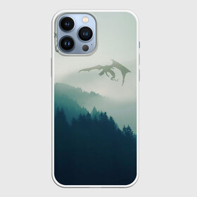 Чехол для iPhone 13 Pro Max с принтом ДРАКОНЫ НАД ЛЕСОМ   DRAGON в Санкт-Петербурге,  |  | dovahkiin | dragon | dragonborn | forest | fus ro dah | skyrim | tes | the elder scrolls skyrim | докавин | драгонборн | драконы | лес | природа | скайрим