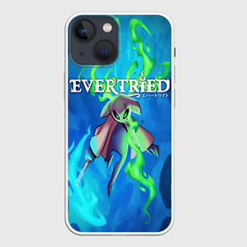 Чехол для iPhone 13 mini с принтом EVERTRIED РОЛЕВАЯ ИГРА в Санкт-Петербурге,  |  | evertried | fantasy | game | indie | roguelike | башня | вечный путь | игра | инди | маяк | рогалик | роуг лайк | фентези