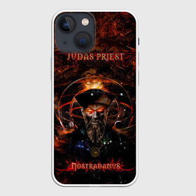 Чехол для iPhone 13 mini с принтом Nostradamus   Judas Priest в Санкт-Петербурге,  |  | judas priest | альбом | гленн типтон | джудас прист | йен хилл | ричи фолкнер | роб хэлфорд | рок группа | скотт трэвис | хэвиметалгруппа